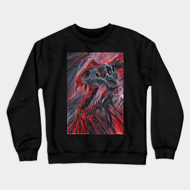 Awakening Dragon Crewneck Sweatshirt by drakhenliche
